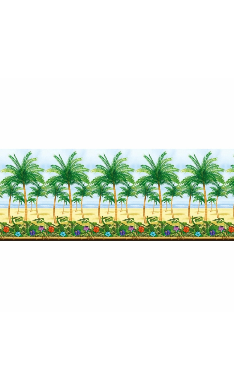 Scene Setter Room Roll Palm Trees - 1.2m x 12.1m