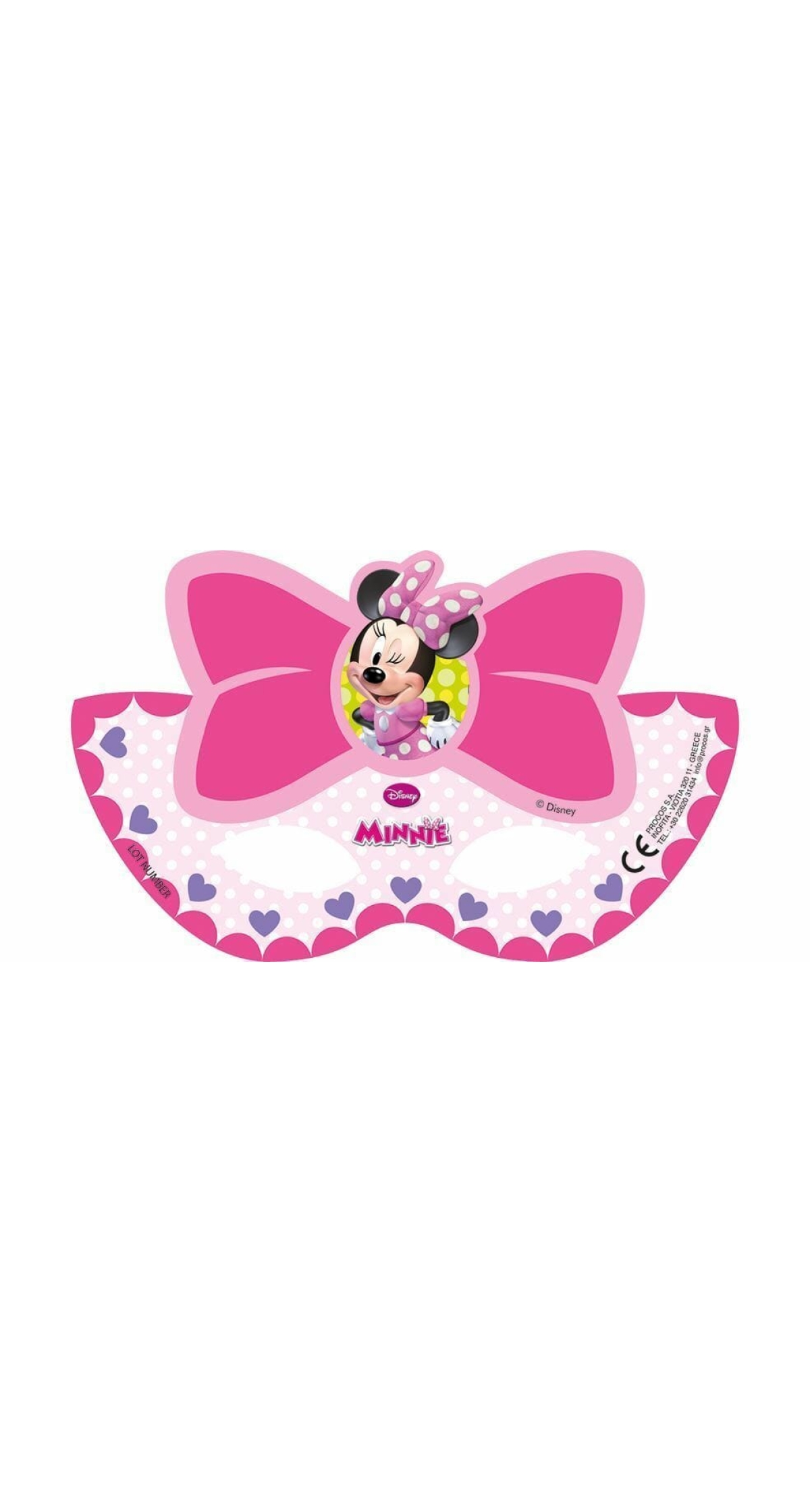 Minnie Happy Helpers Die-cut masks - 6pk