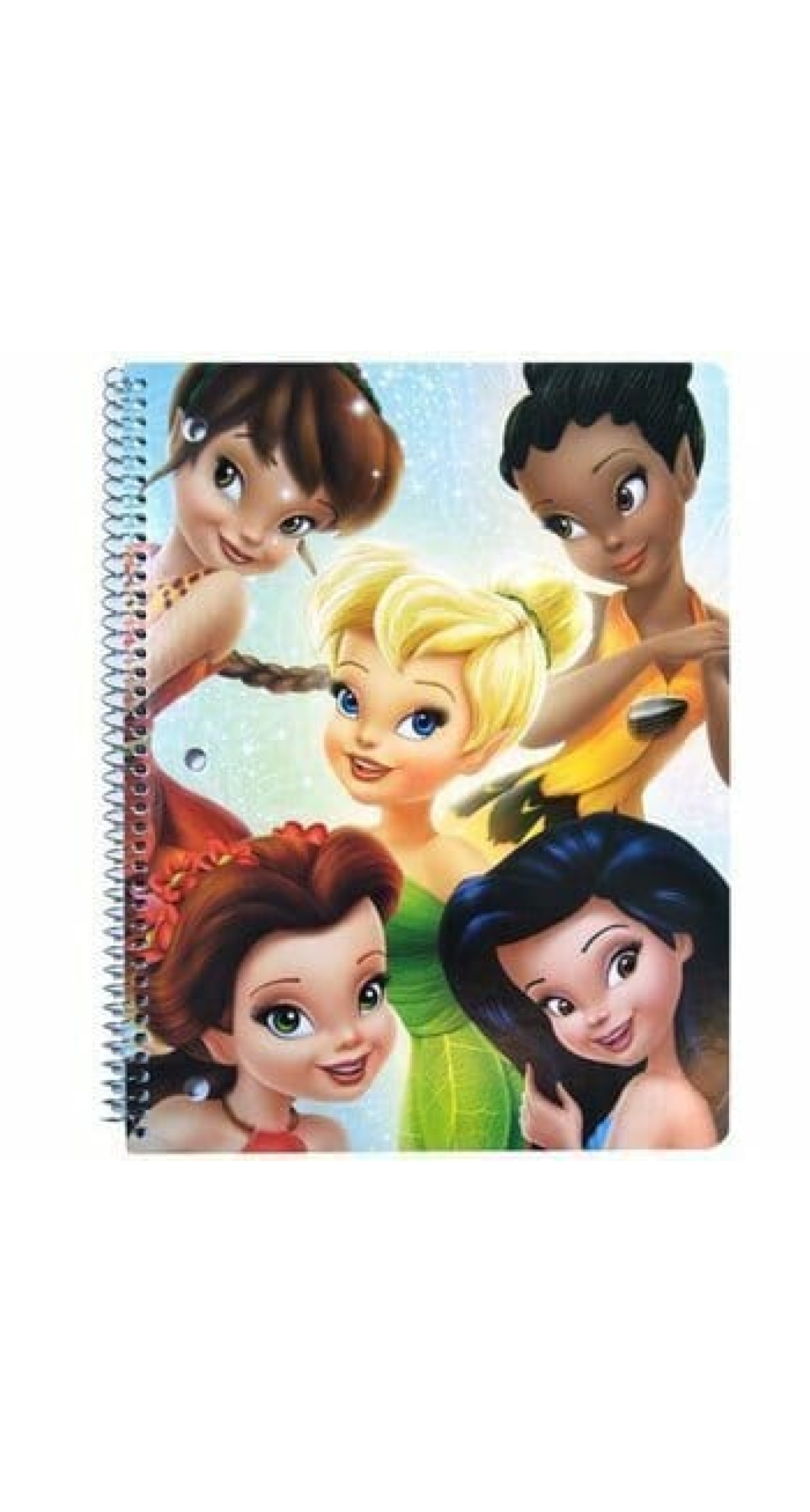 Tinkerbell & Fairies Spiral Notebook - 26cm x 20cm