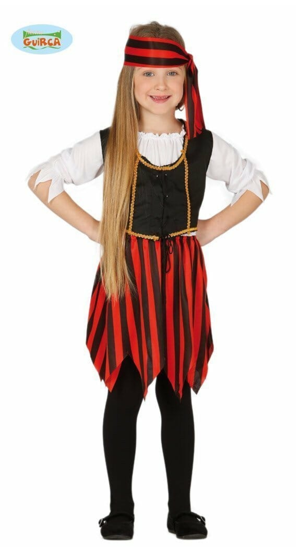 Corsair Pirate Girl (Corsaria) - Age 7 to 9 Years