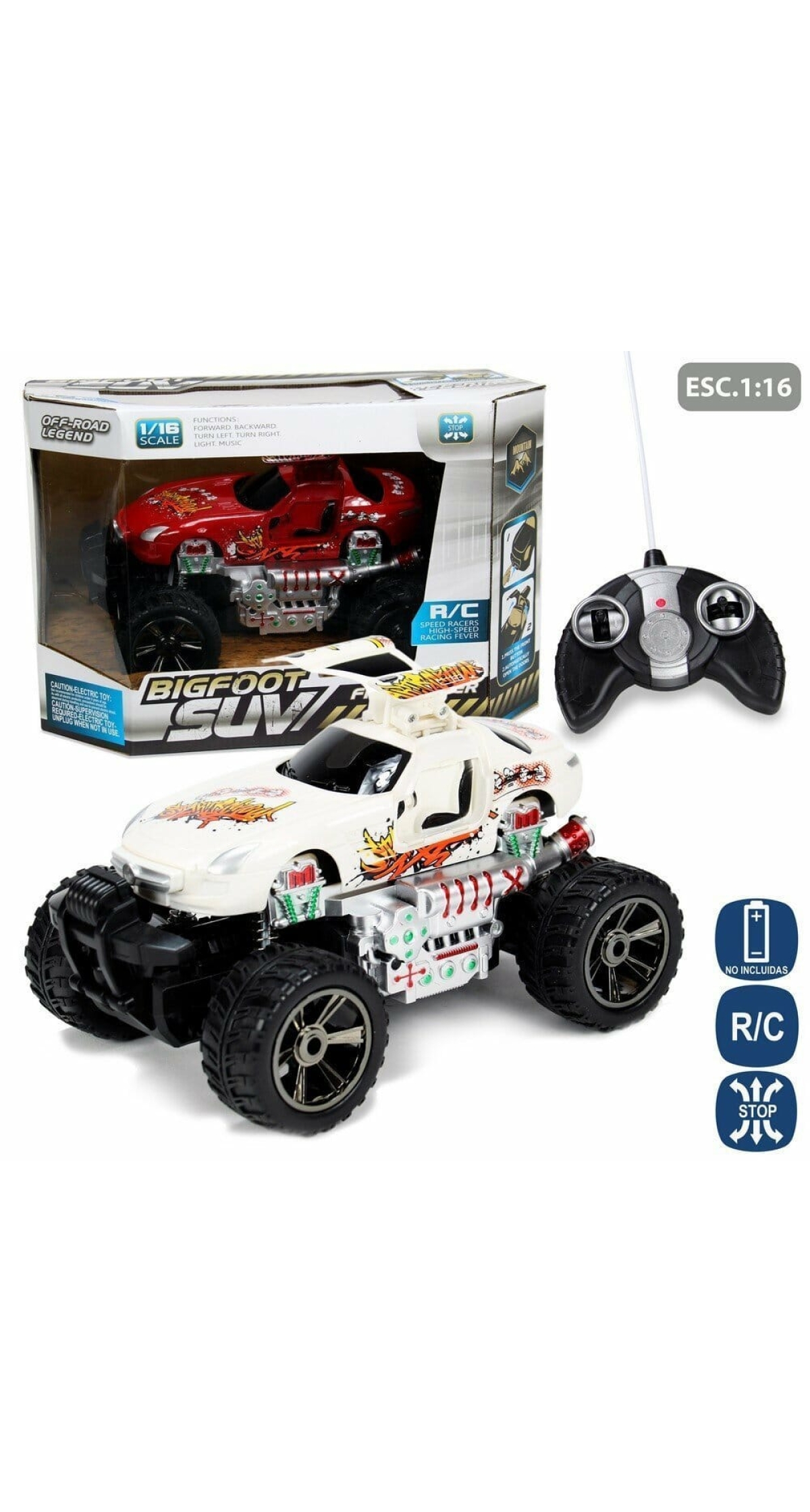 Coche Monster Radio Control Car 7 - 26cm