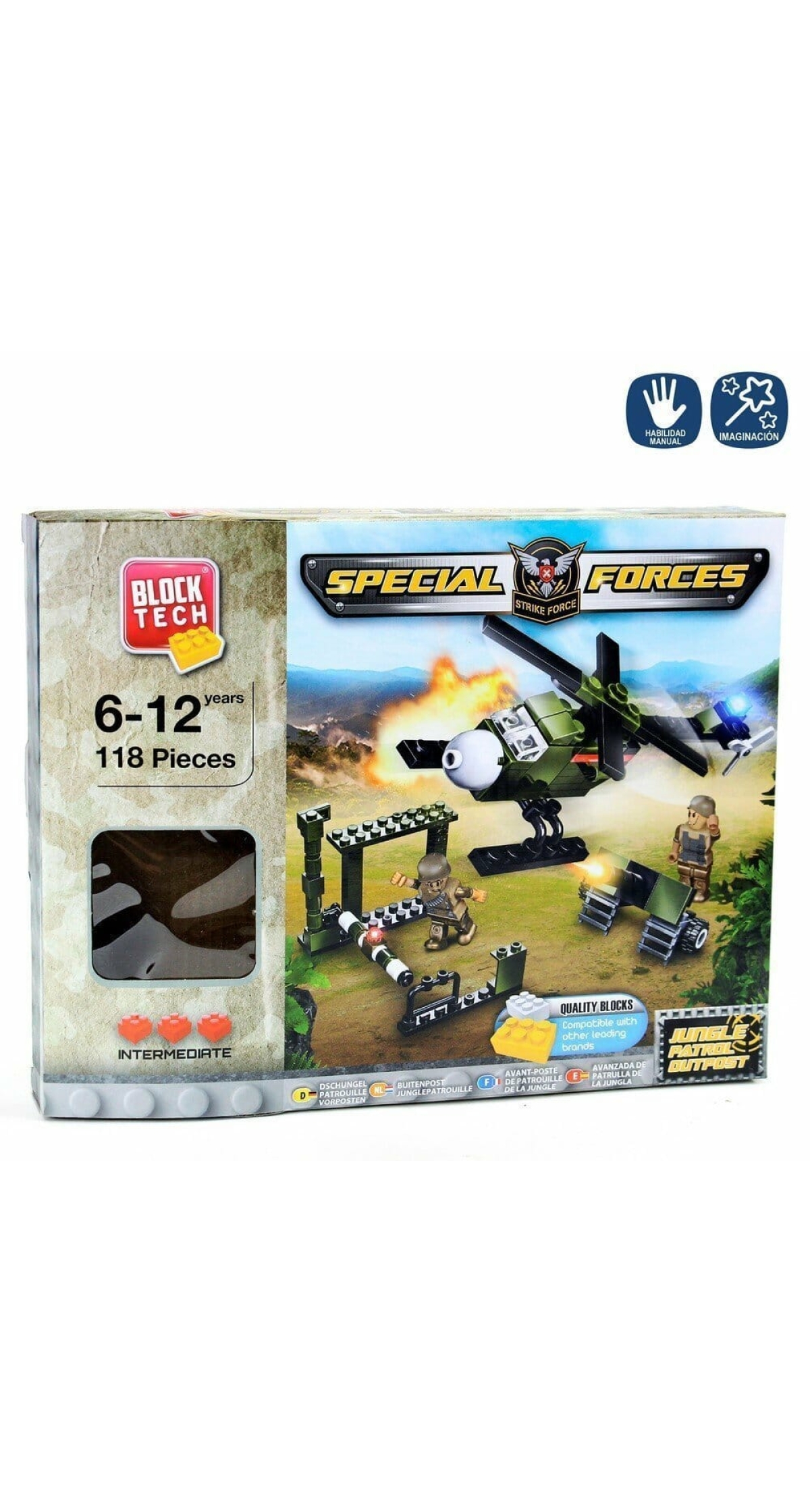 Construction Blocks Military 25.5cm x 20cm x 4.5cm