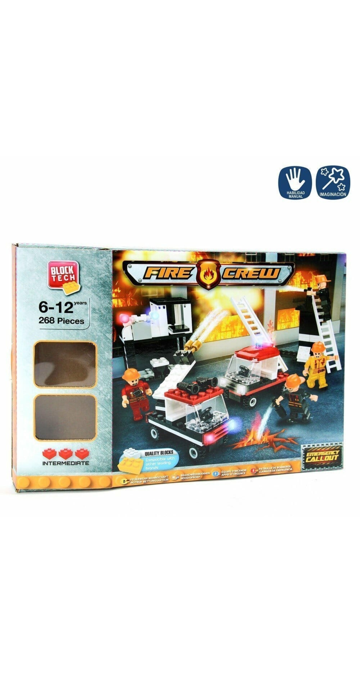 Construction Blocks Fire Brigade - 36cm x 25.50cm x 5cm