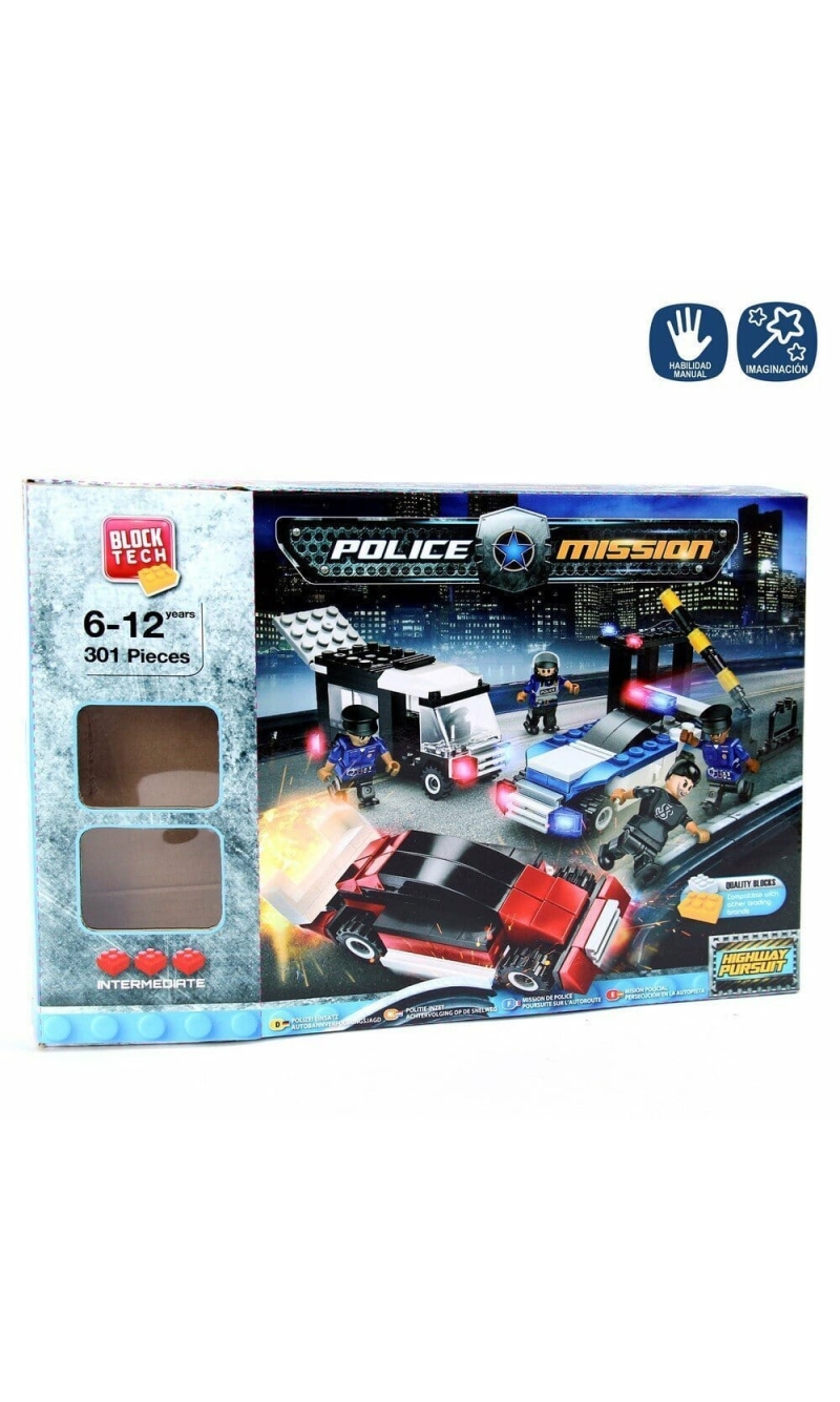 Construction Blocks Police - 36cm x 25.50cm x 5cm