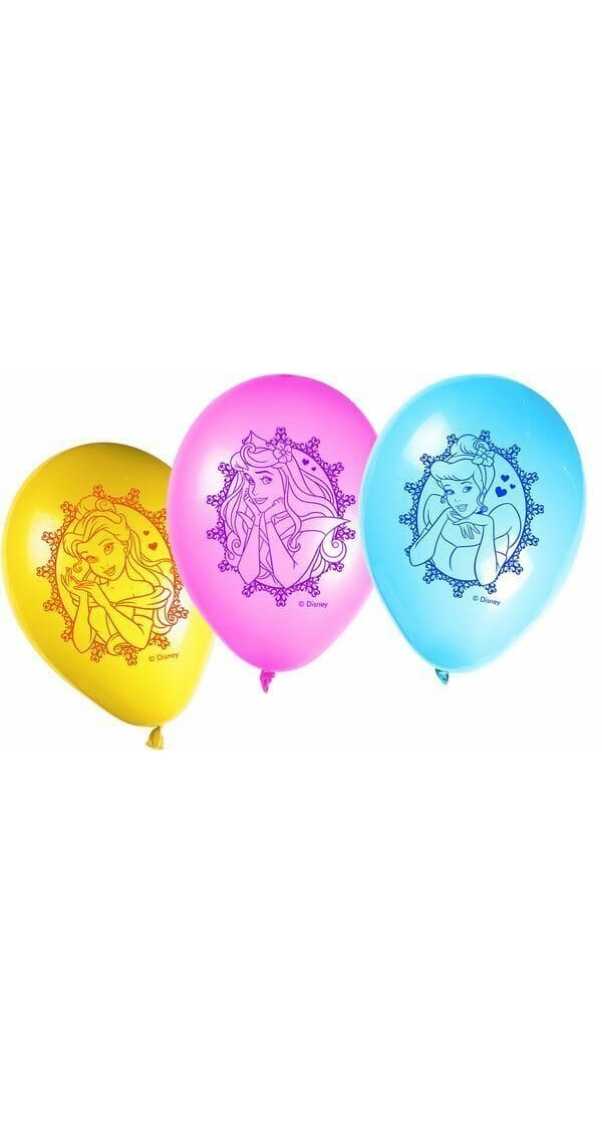 Princess Dreaming 11 inches Printed Balloons  - 8pk