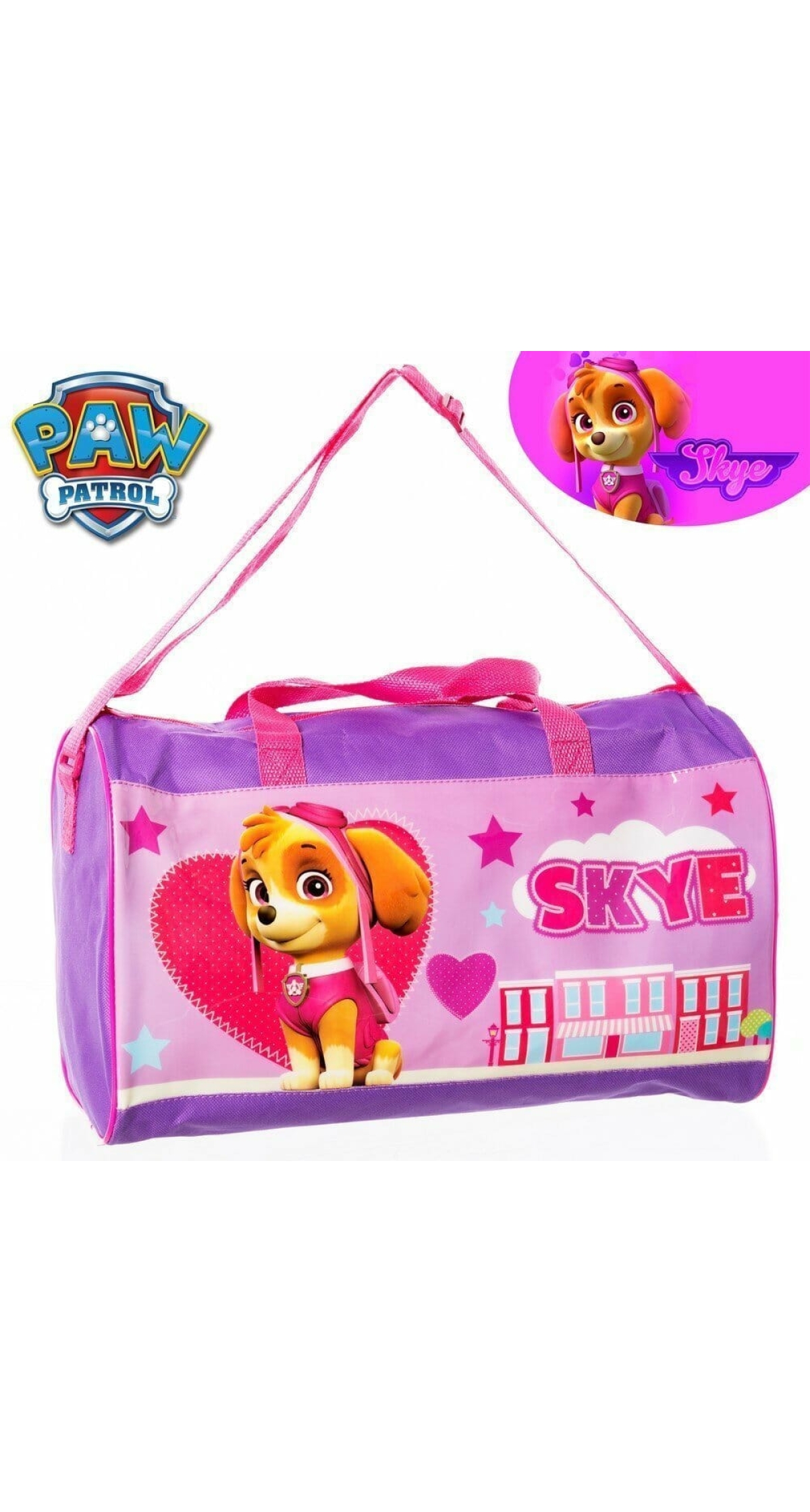 Paw Patrol Skye Sports Bag 38x20x23cm (Online Only)