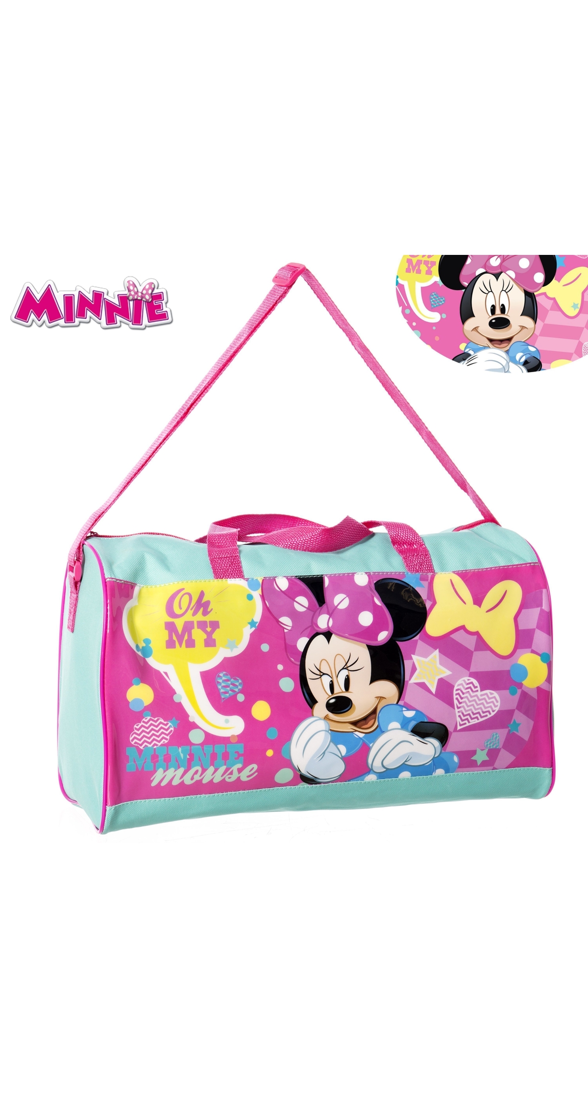 Minnie Mouse Sports Bag 38x20x23cm (Online Only)