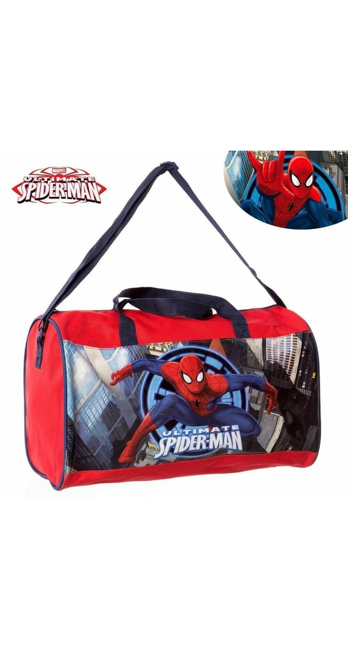 Spider-man Sports Bag 38x20x23cm (Online Only)