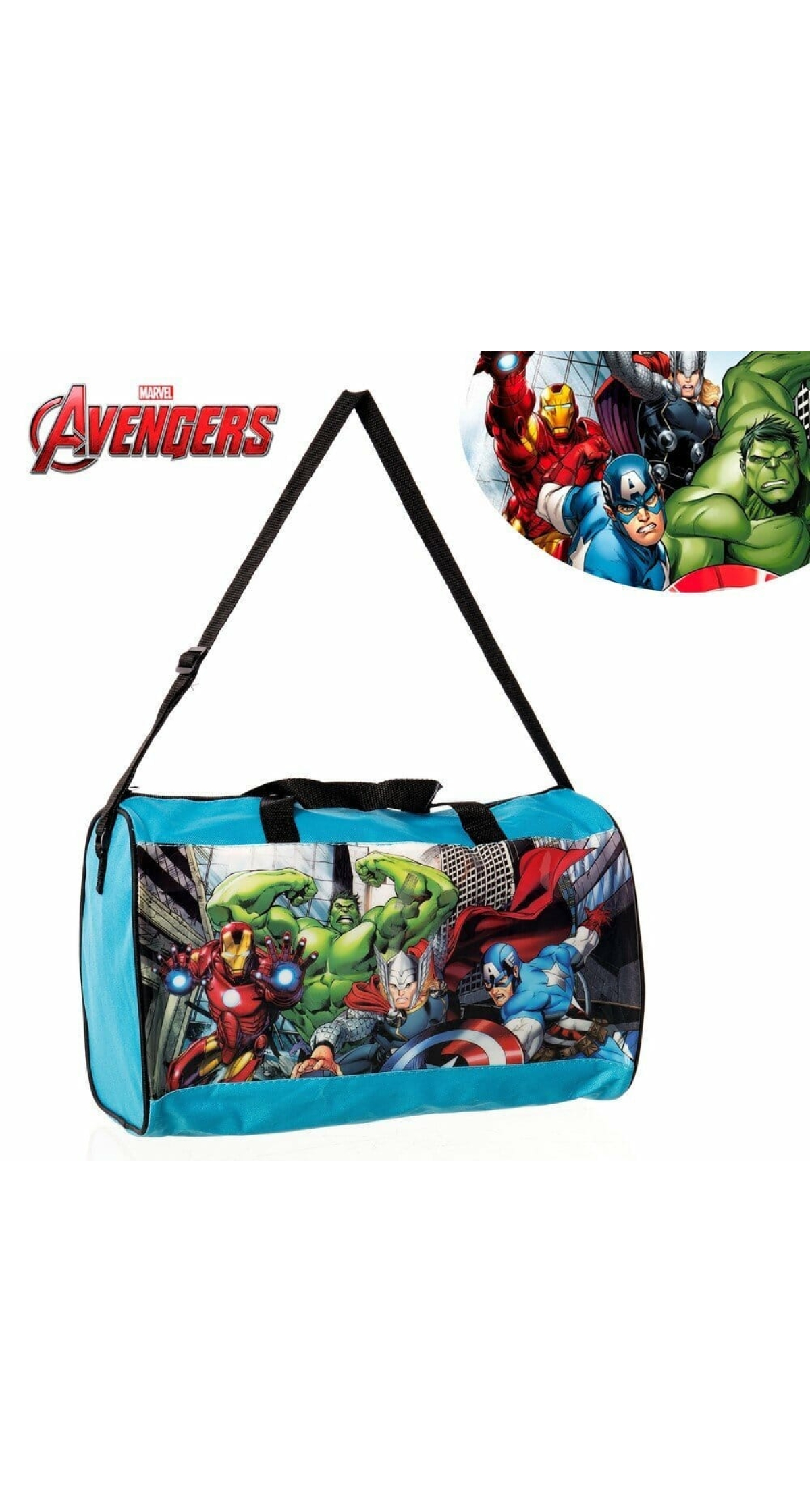 Avengers Sports Bag 38x20x23cm (Online Only)