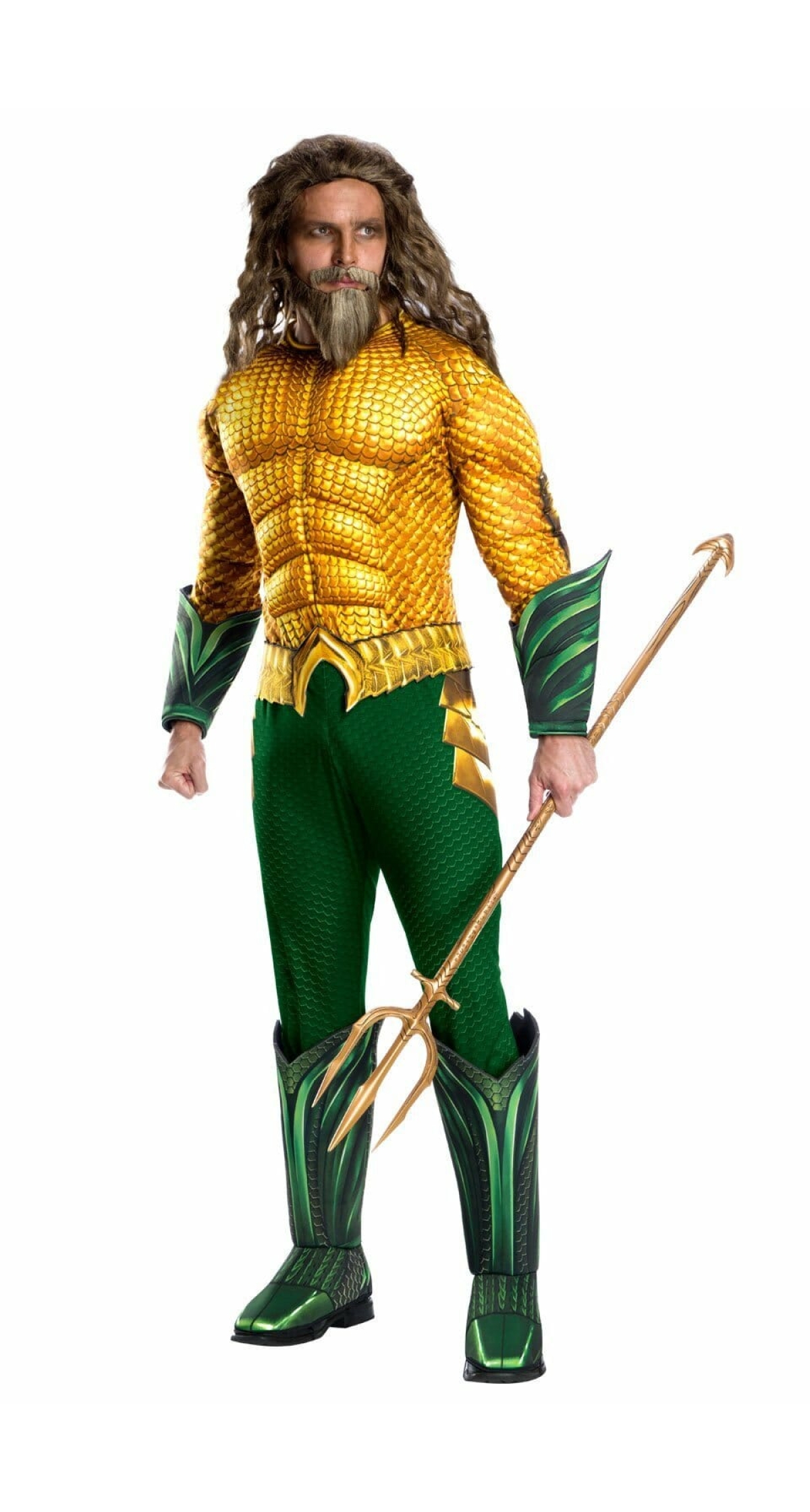 Official Deluxw Aquaman - Adult Size Large (STD)