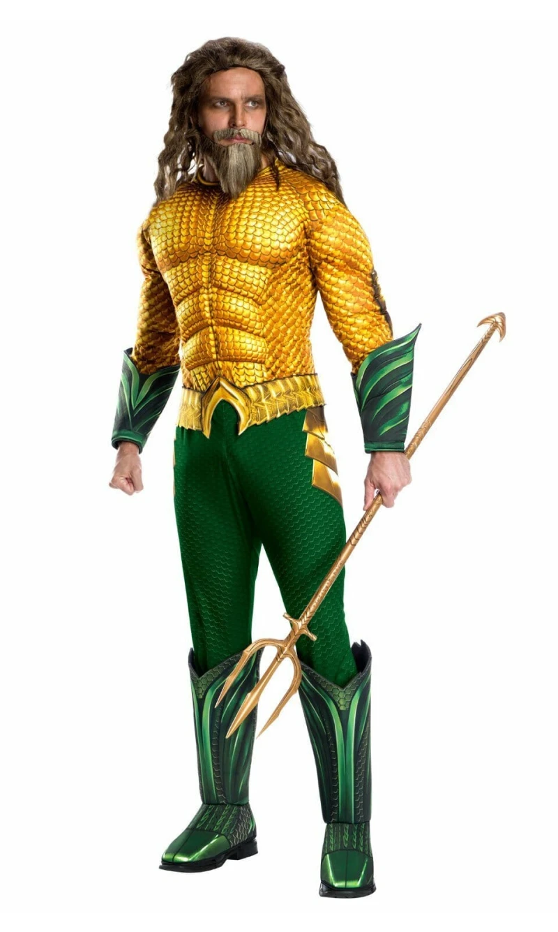 Official Deluxw Aquaman - Adult Size Large (STD)