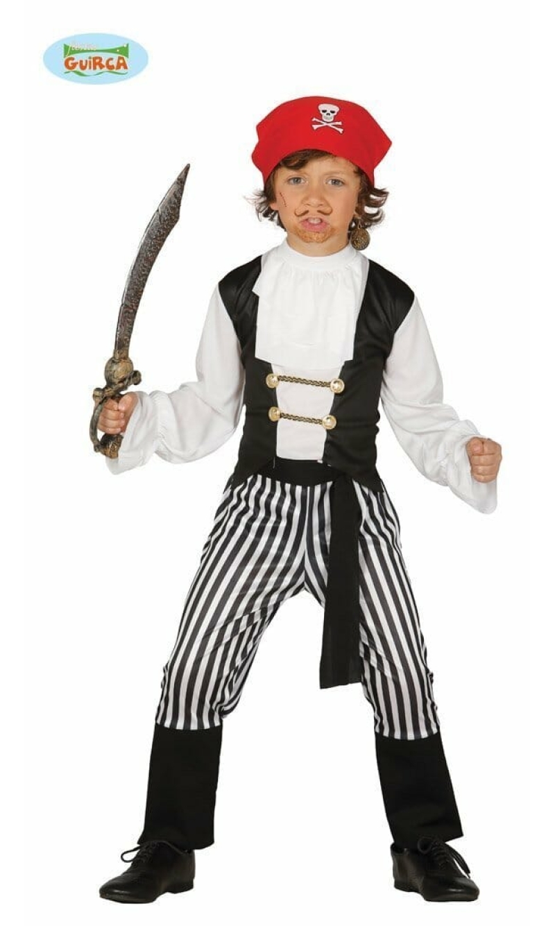 Striped Pirate - Age 7 to 9 Years