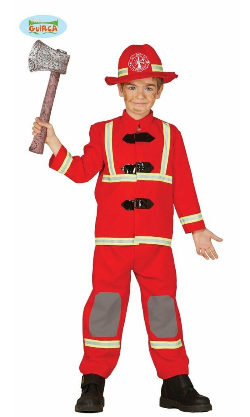 Fire Fighter (Bombero) - Age 7 to 9 Years