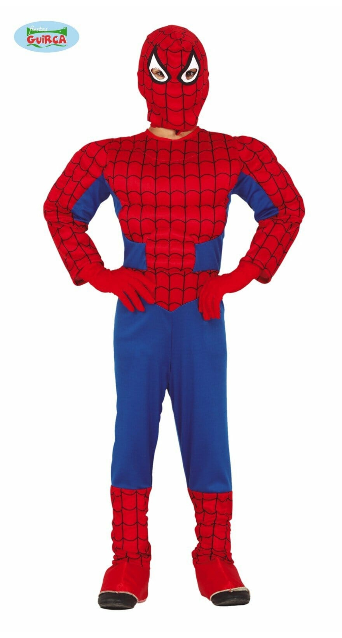 Spiderman Muscled Chest - Age 5 to 6 Years