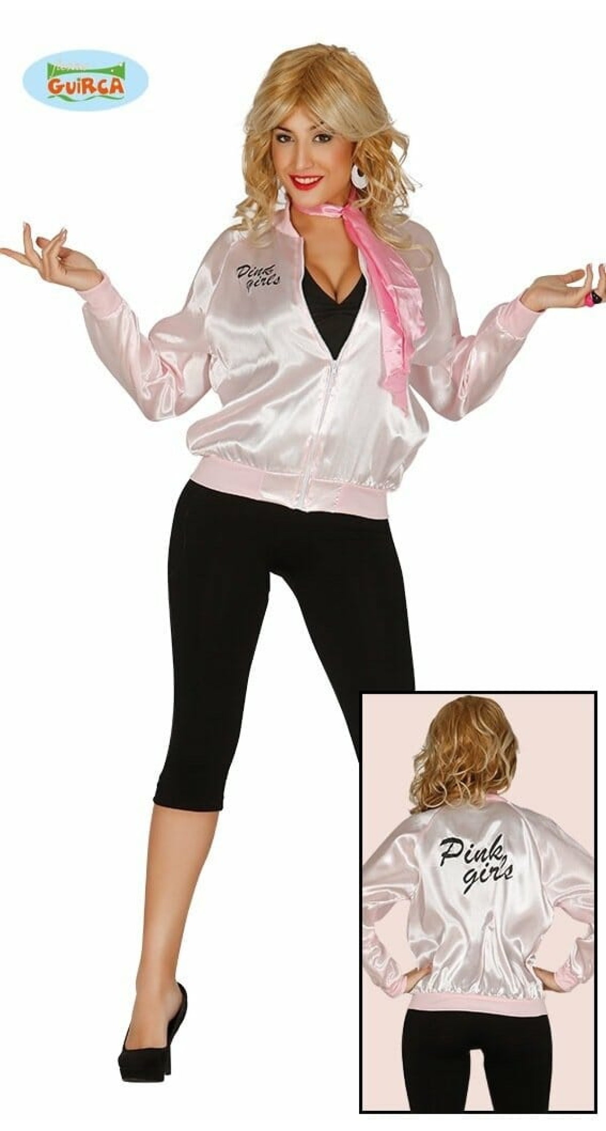 Pink Girls 50's Jacket - Adult Size Large