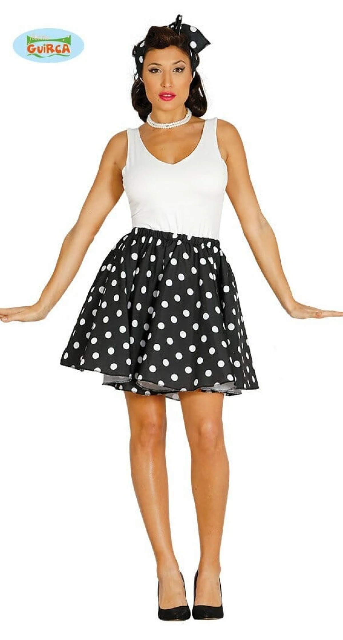 Pin Up Vintage Black Set - Adult One Size