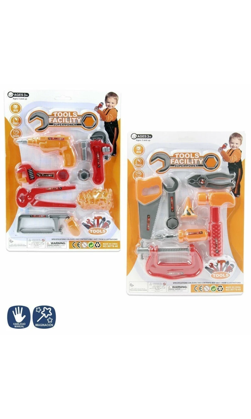 Tools Set (Assorted) - 8pcs