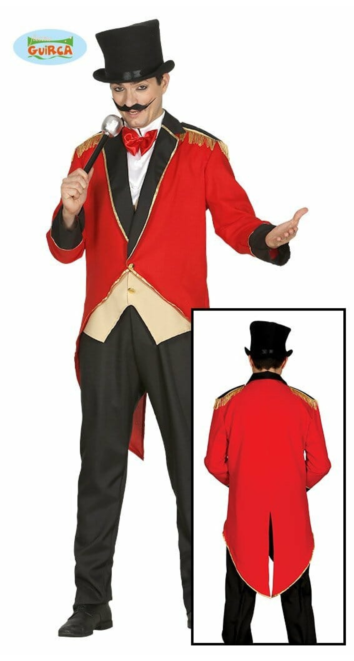 Ringmaster Circus Presenter - Adult Size Medium