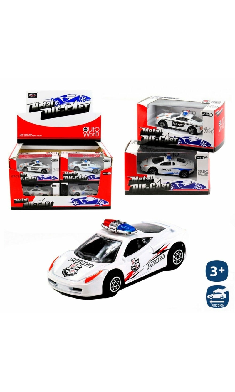 Car Police Metal - 9cm