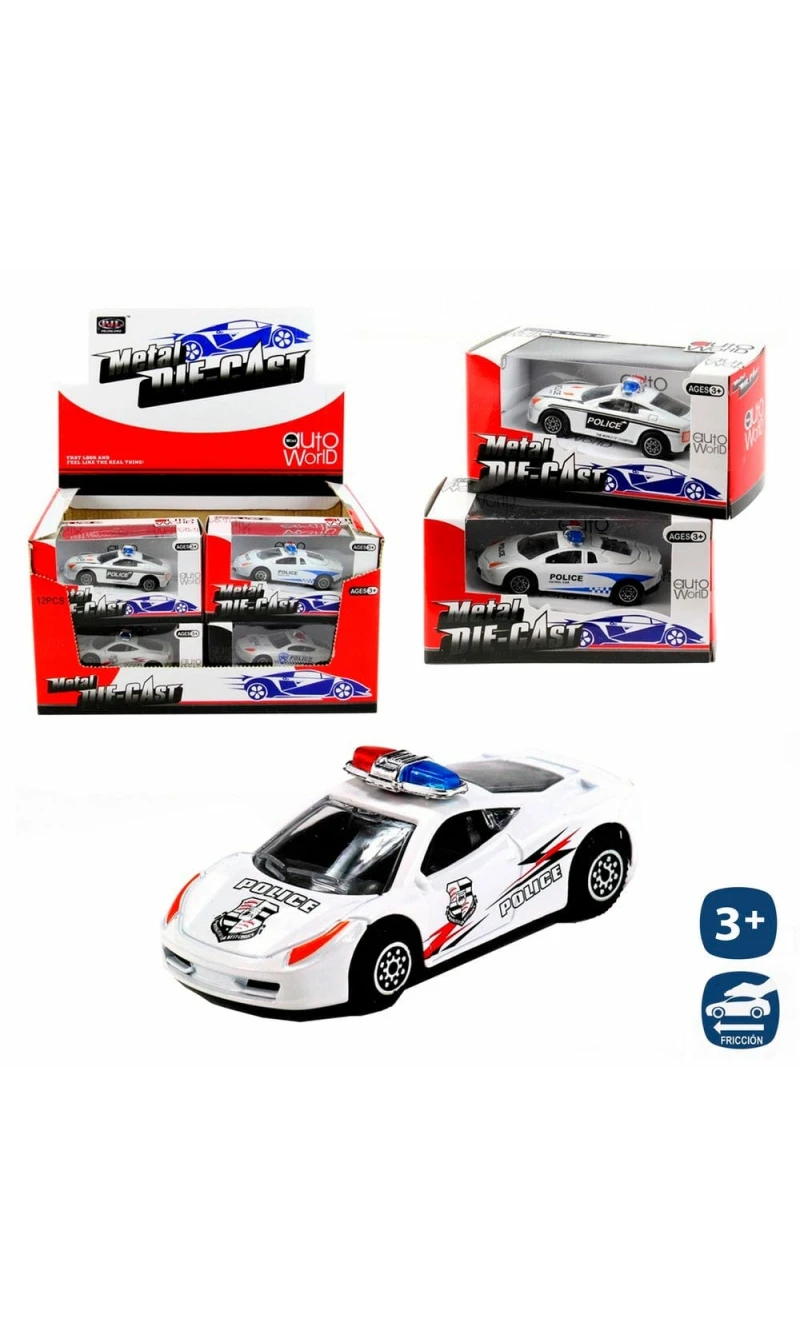 Car Police Metal - 9cm