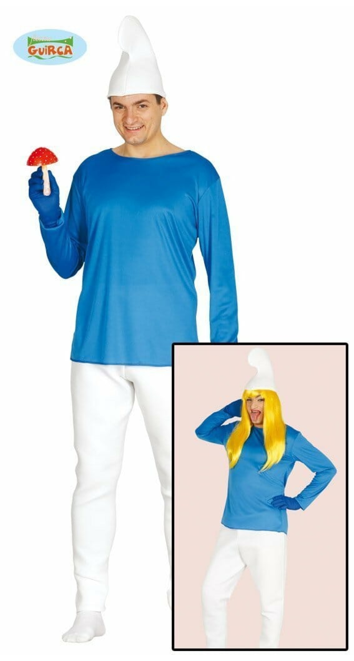 Smurf (Enanito Azul) - Adult Size Medium
