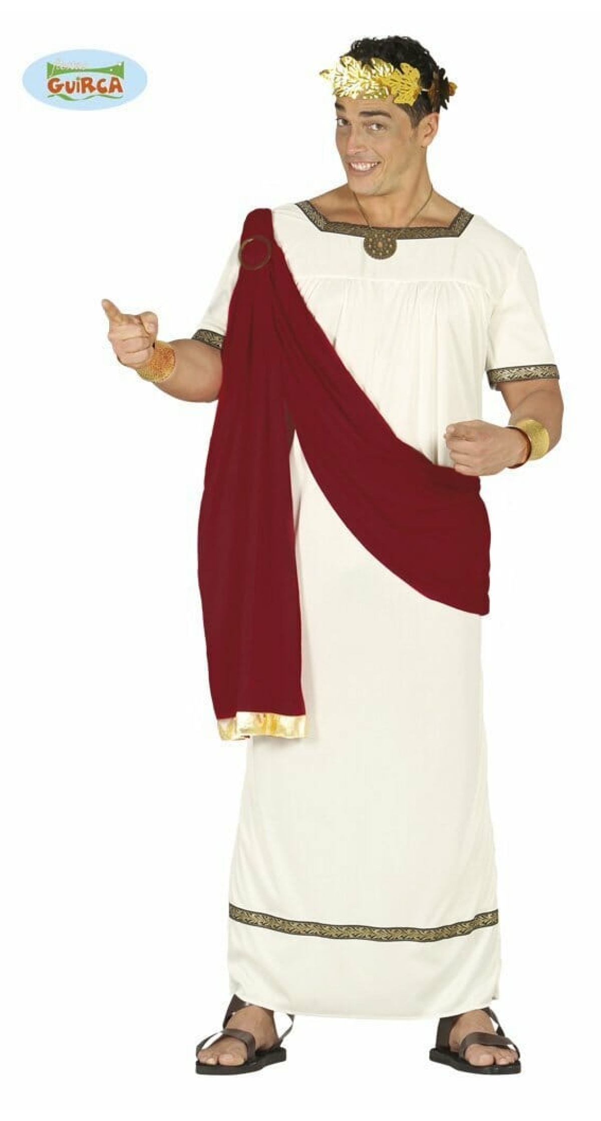 White Roman (Cesar Augusto) - Adult Size Medium