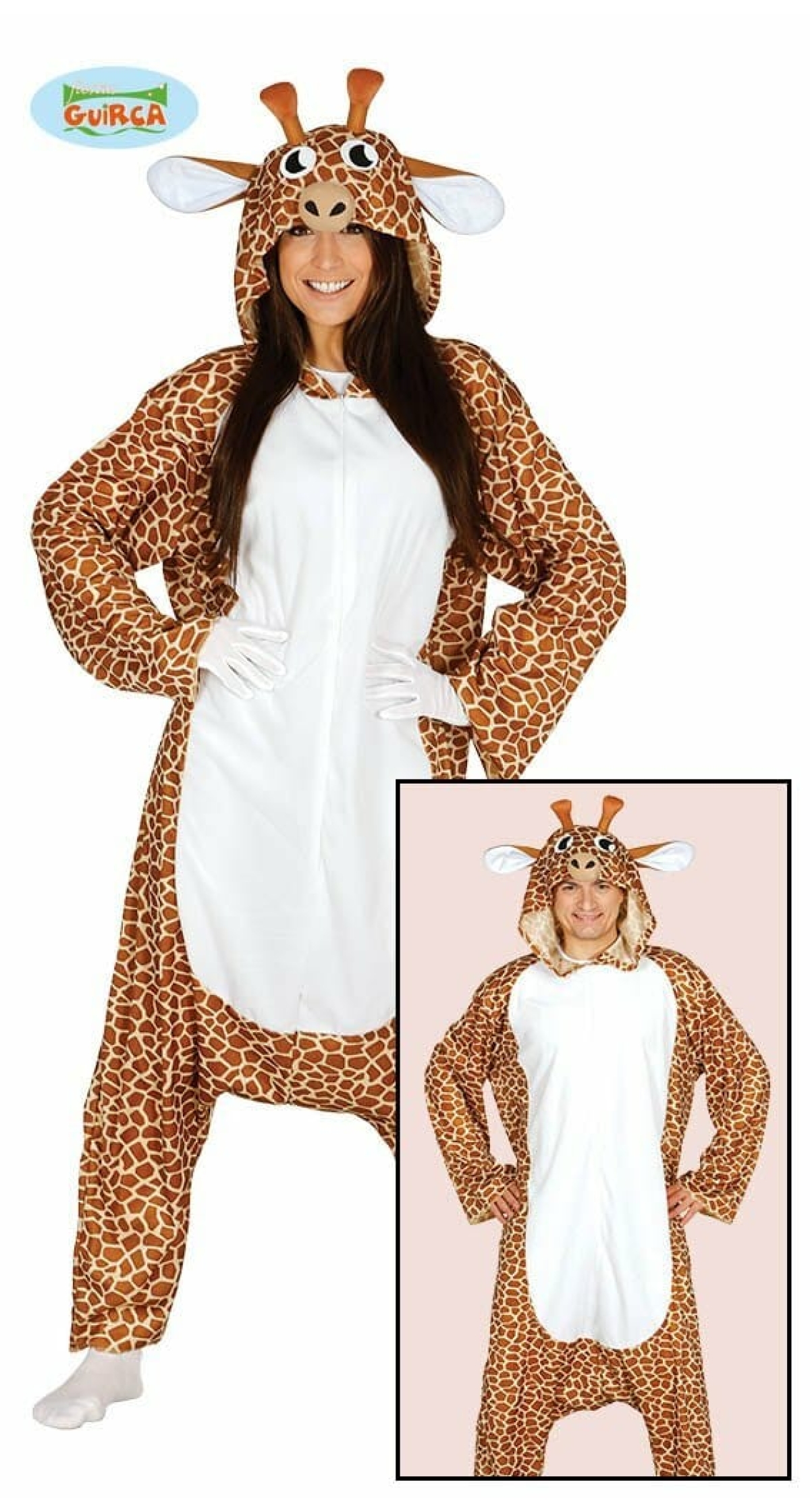 Giraffe Jumpsuit - Adult Size Medium (Onesie)