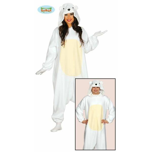 Polar Bear Jumpsuit - Adult Size Medium (Onesie)