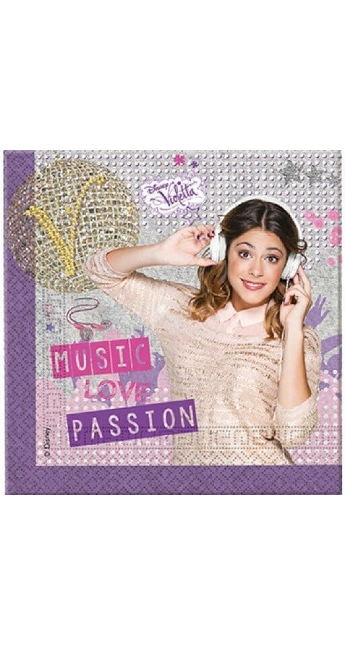 Violetta Napkins 33cm x 33cm - 20pk