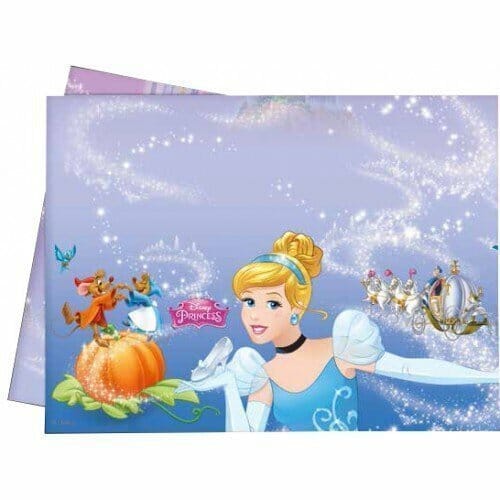 Disney Princess Cinderella Plastic Tablecover - 1.80m x 1.20m