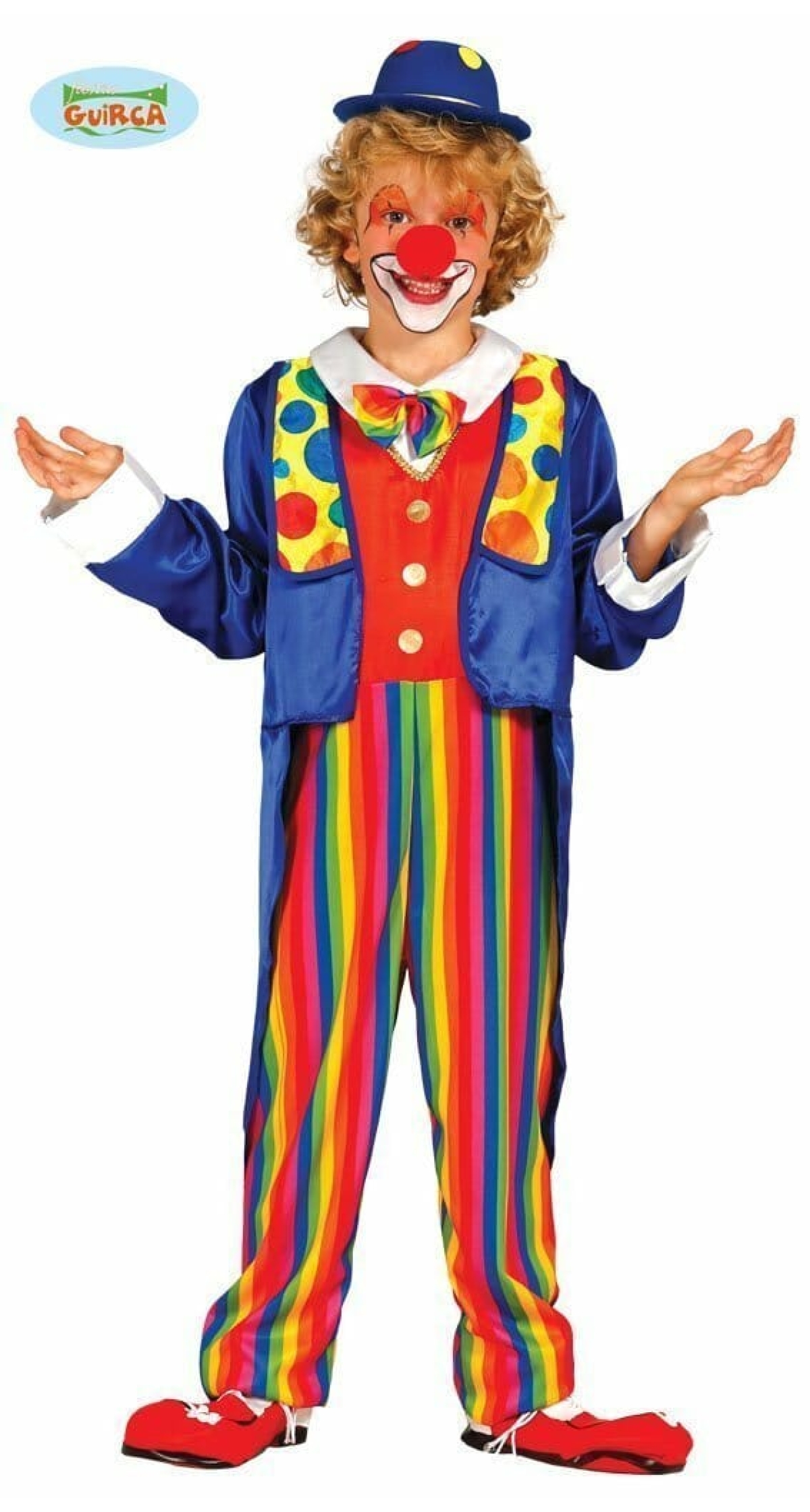 Clown Rainbow Stripes (Payaso) - Age 10 to 12 Years