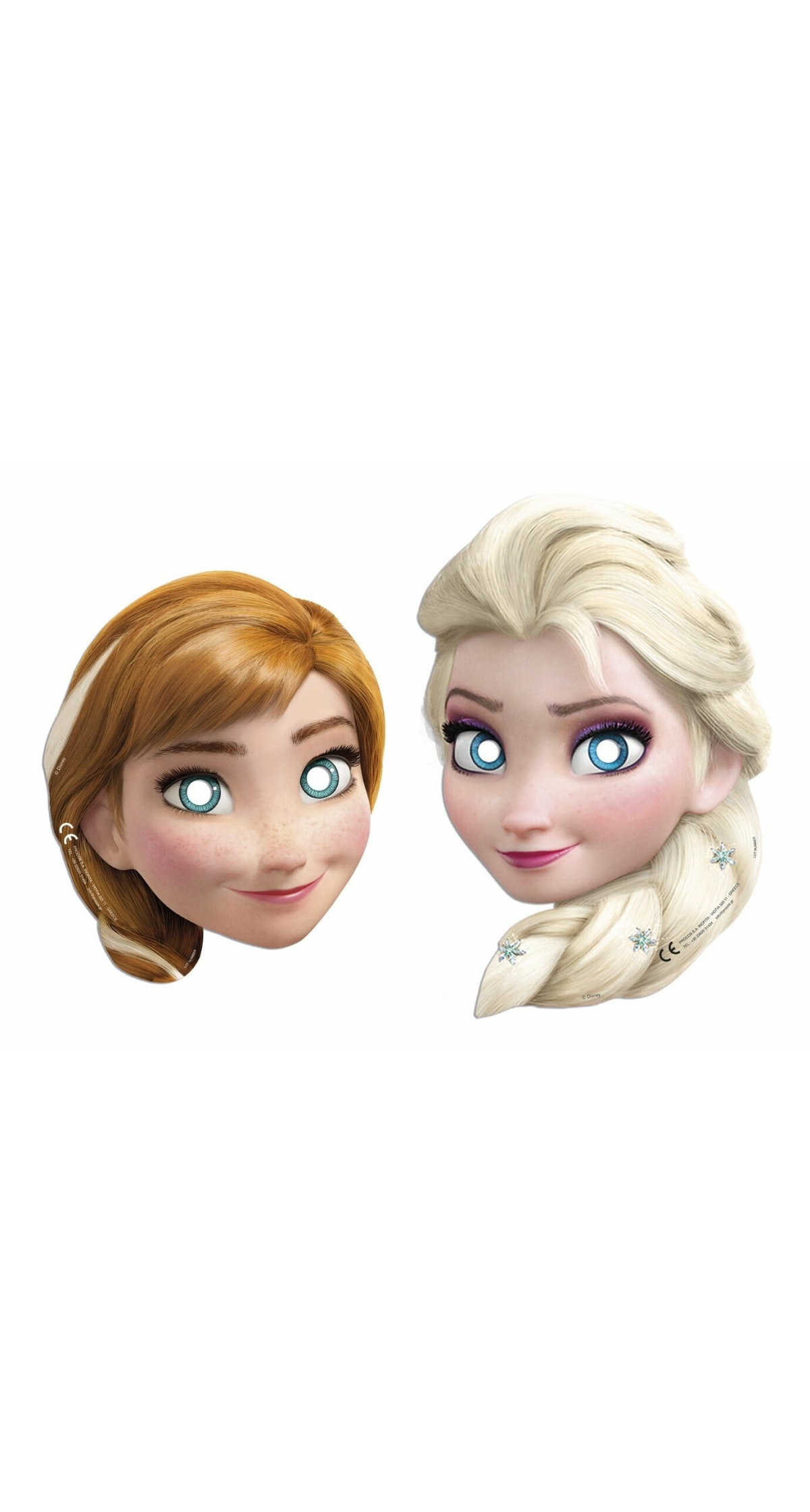 Disney Frozen Die-Cut Party Masks - 6pk