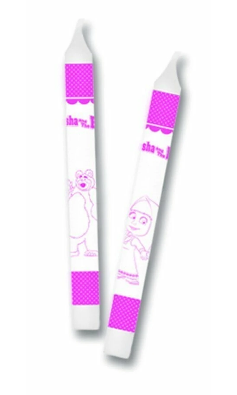Masha and the Bear Birthday Candles - 12pk