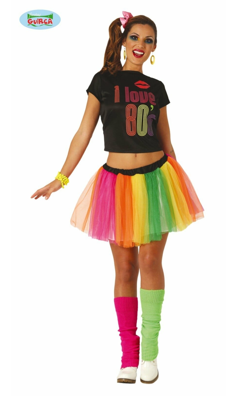 I Love 80's (Girls Just Want To Have Fun) - Adult Size Small