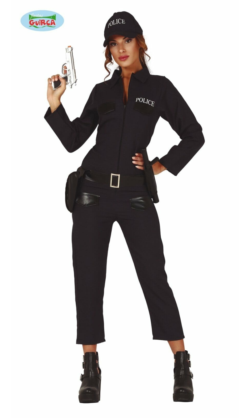 Police Lady (Policia) - Adult Size Small