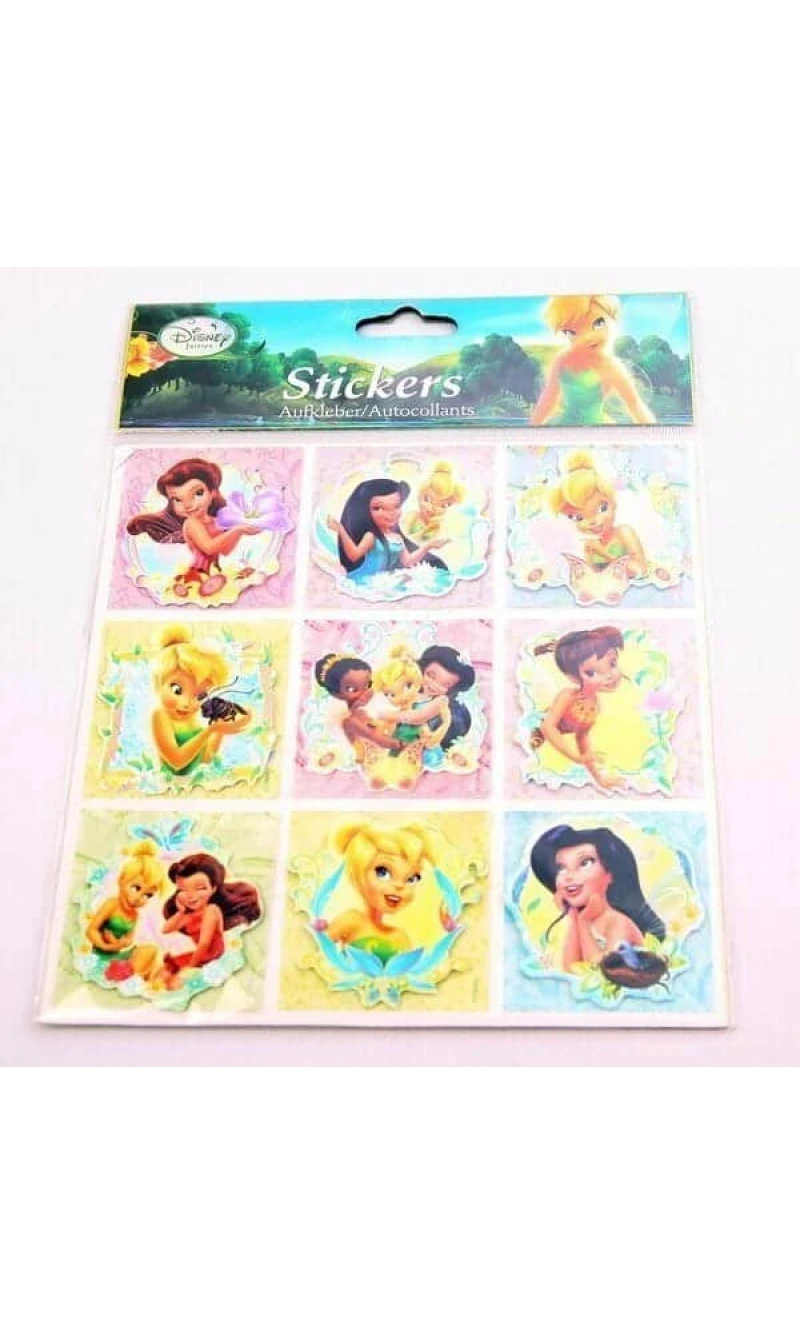 Tinkerbell & Fairies 3D Stickers - 9 Stickers