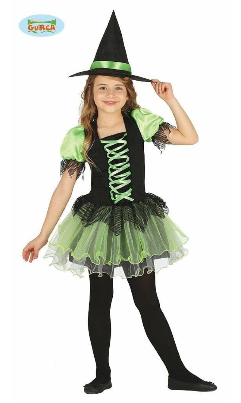 Green Tutu Witch - Age 7 to 9 Years