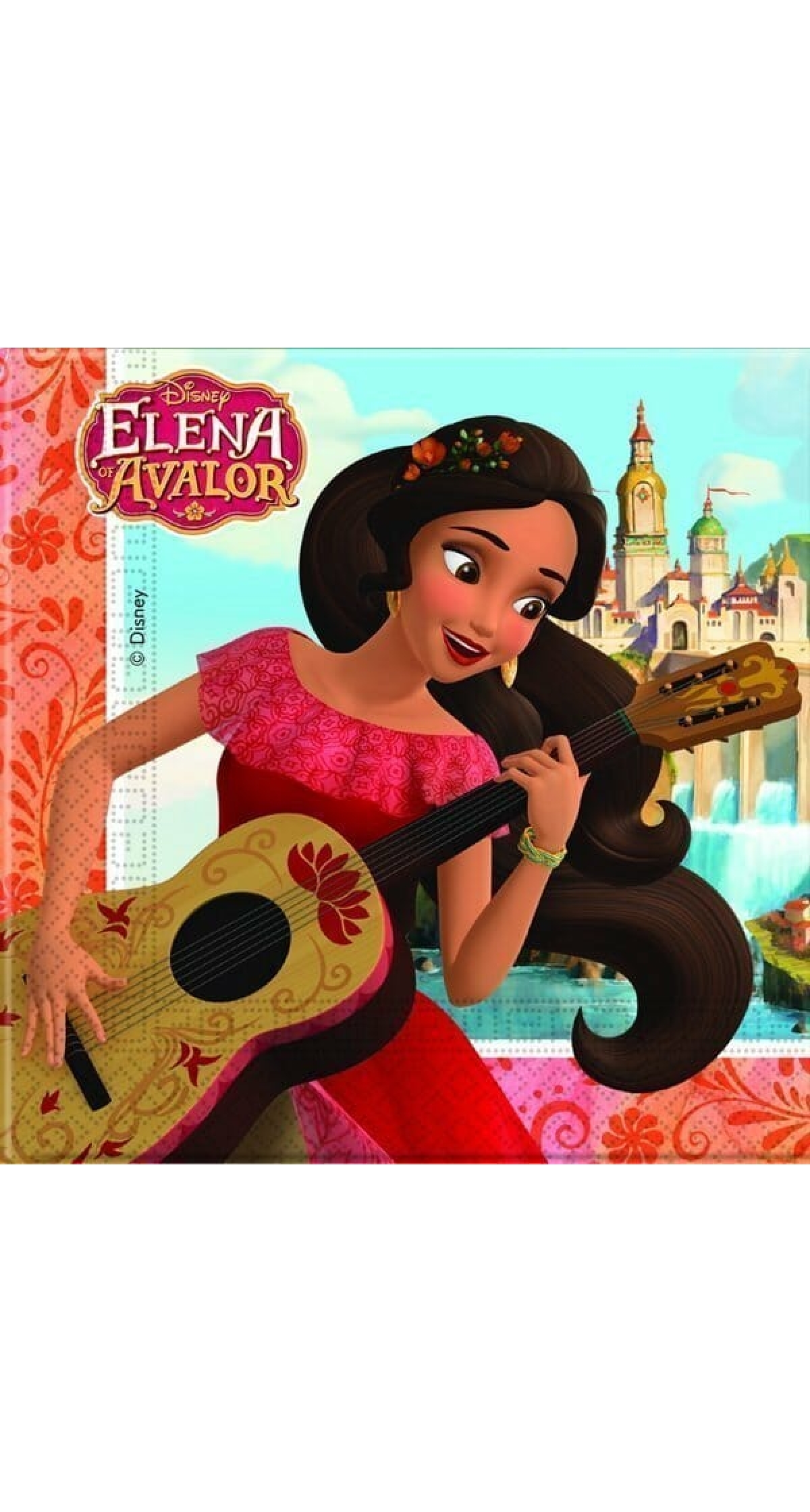 Elena of Avalor Two-ply Paper Napkins 33x33cm - 20pk