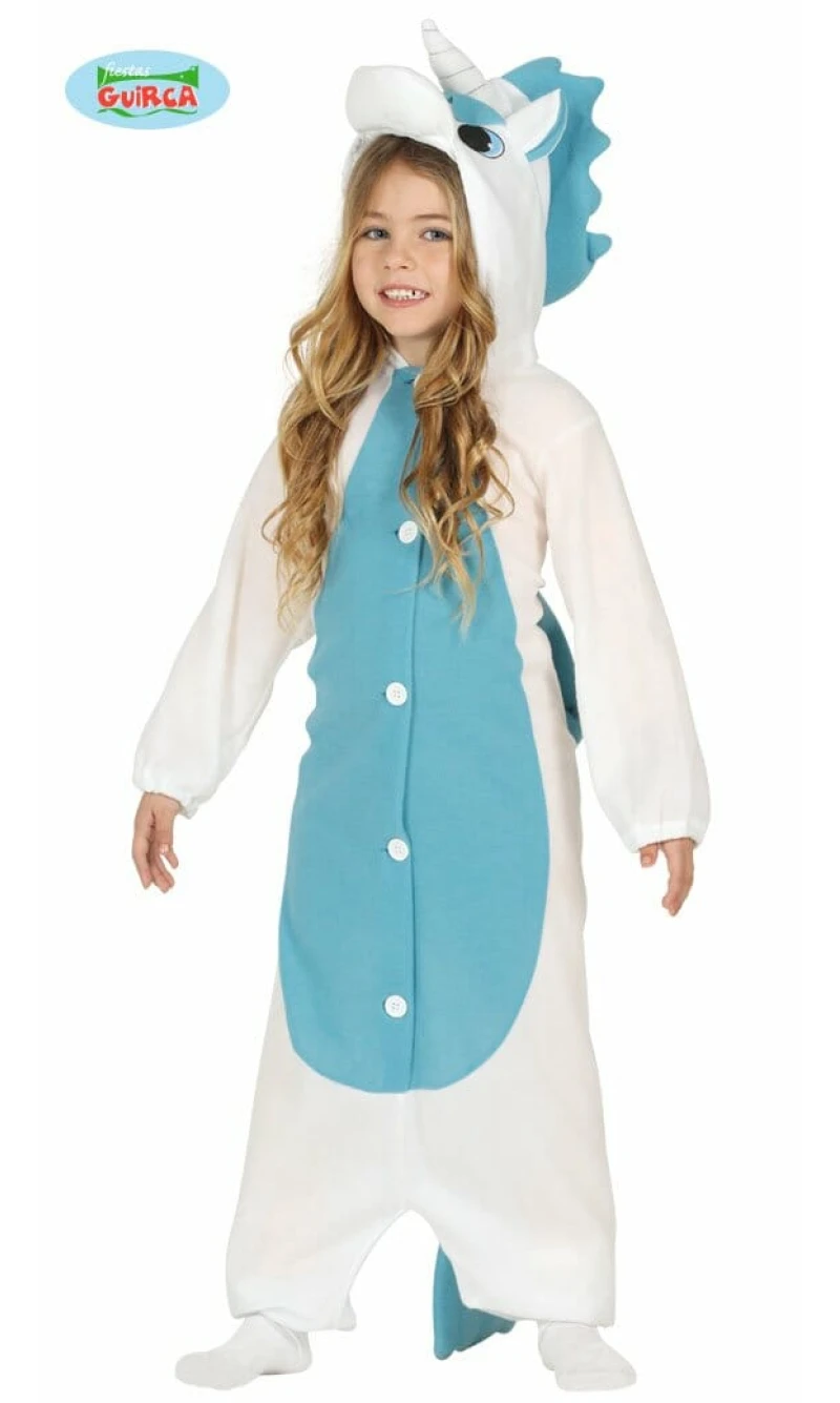 Unicorn Blue Pyjamas (Onesie) - Age 7 to 9 Years