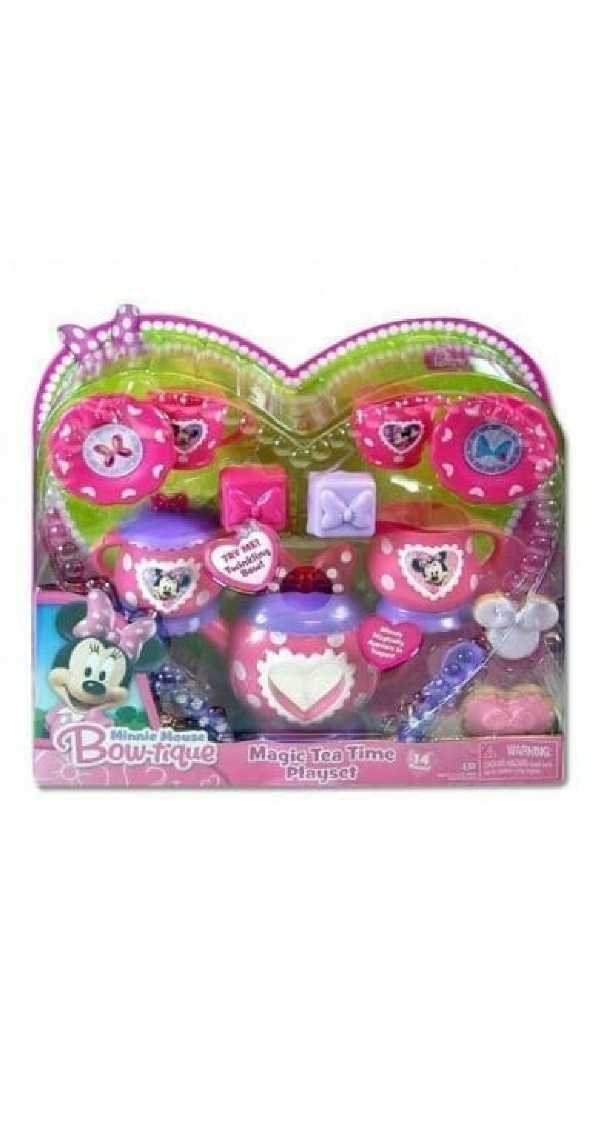 Minnie Mouse Bow-Tique Magic Tea Time Playset - 14pcs