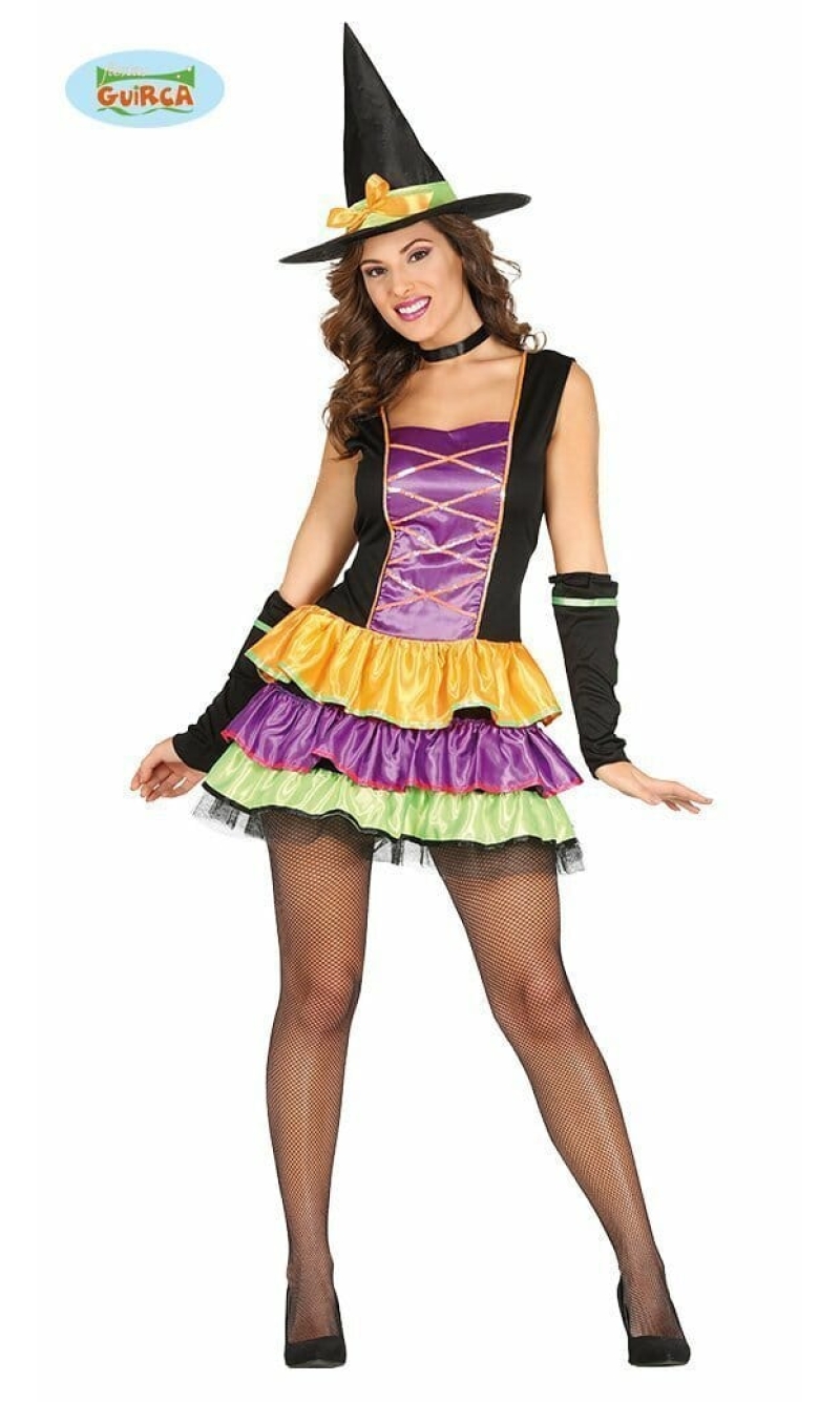 Colorful  Witch - Adult Size Large