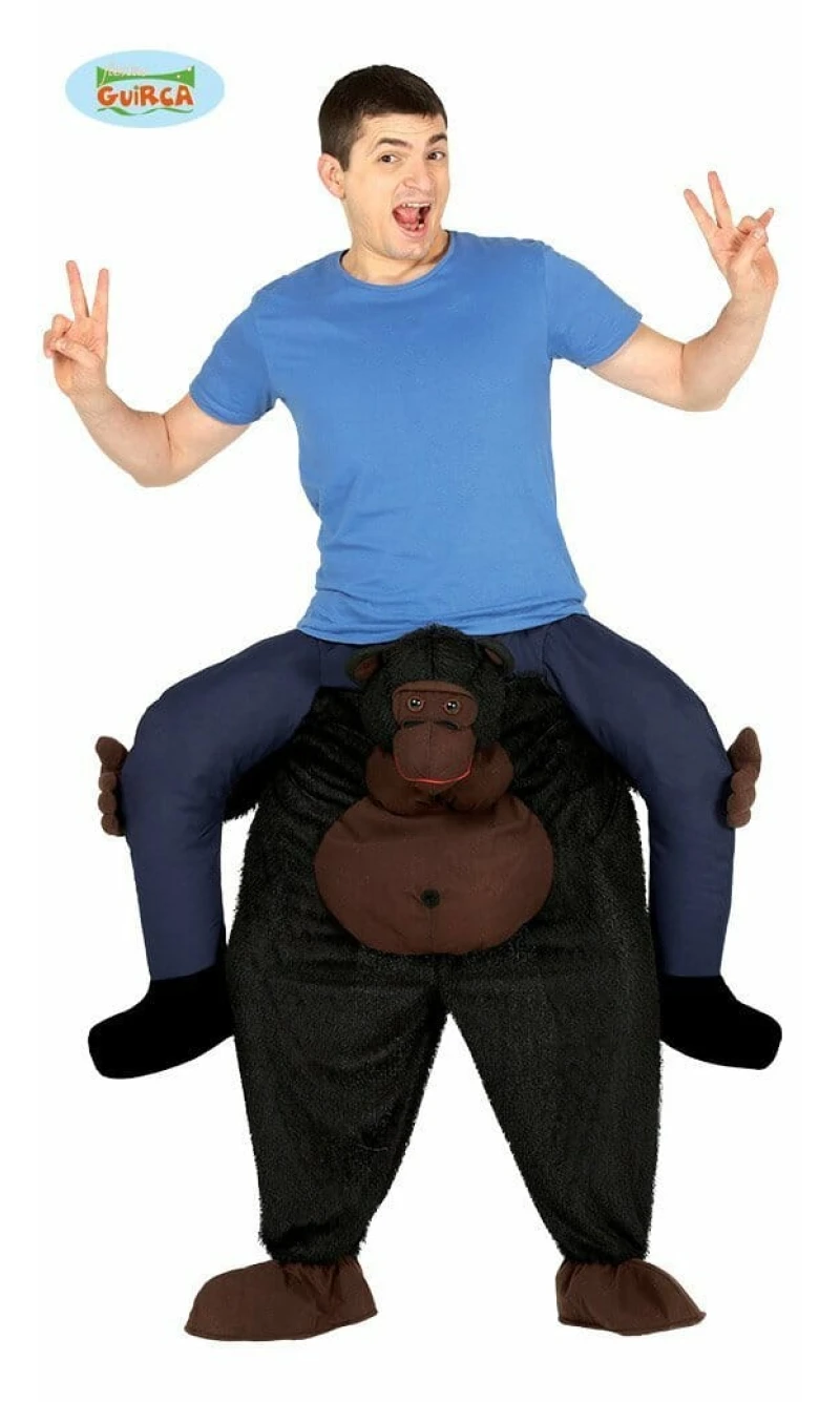 Piggyback Carry Me Gorilla - Adult Size Large