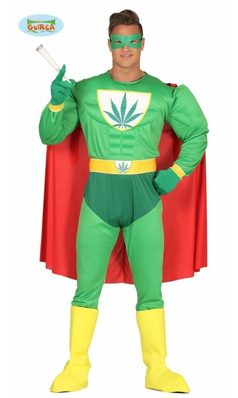 Marijuana Superhero - Adult Size Medium