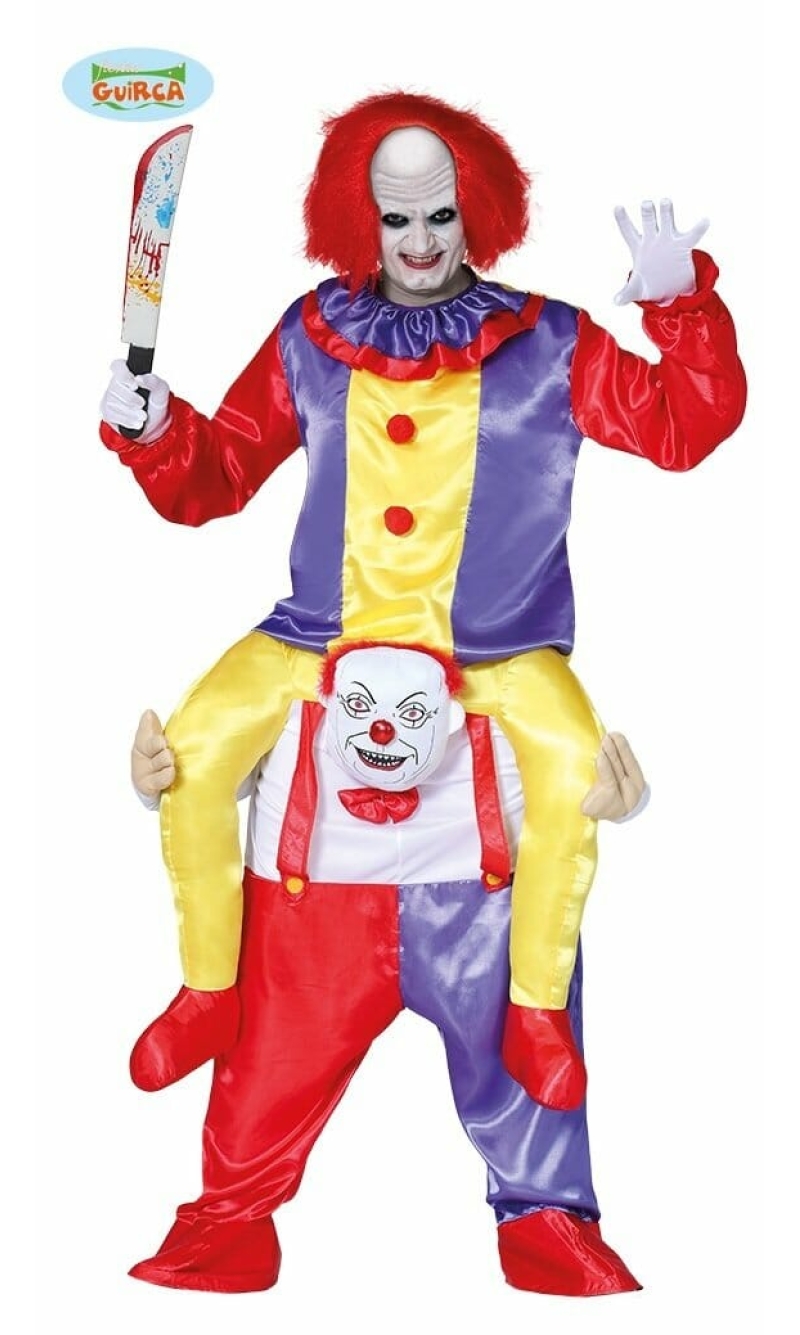 Piggyback Carry Me Clown - Adult Size Large