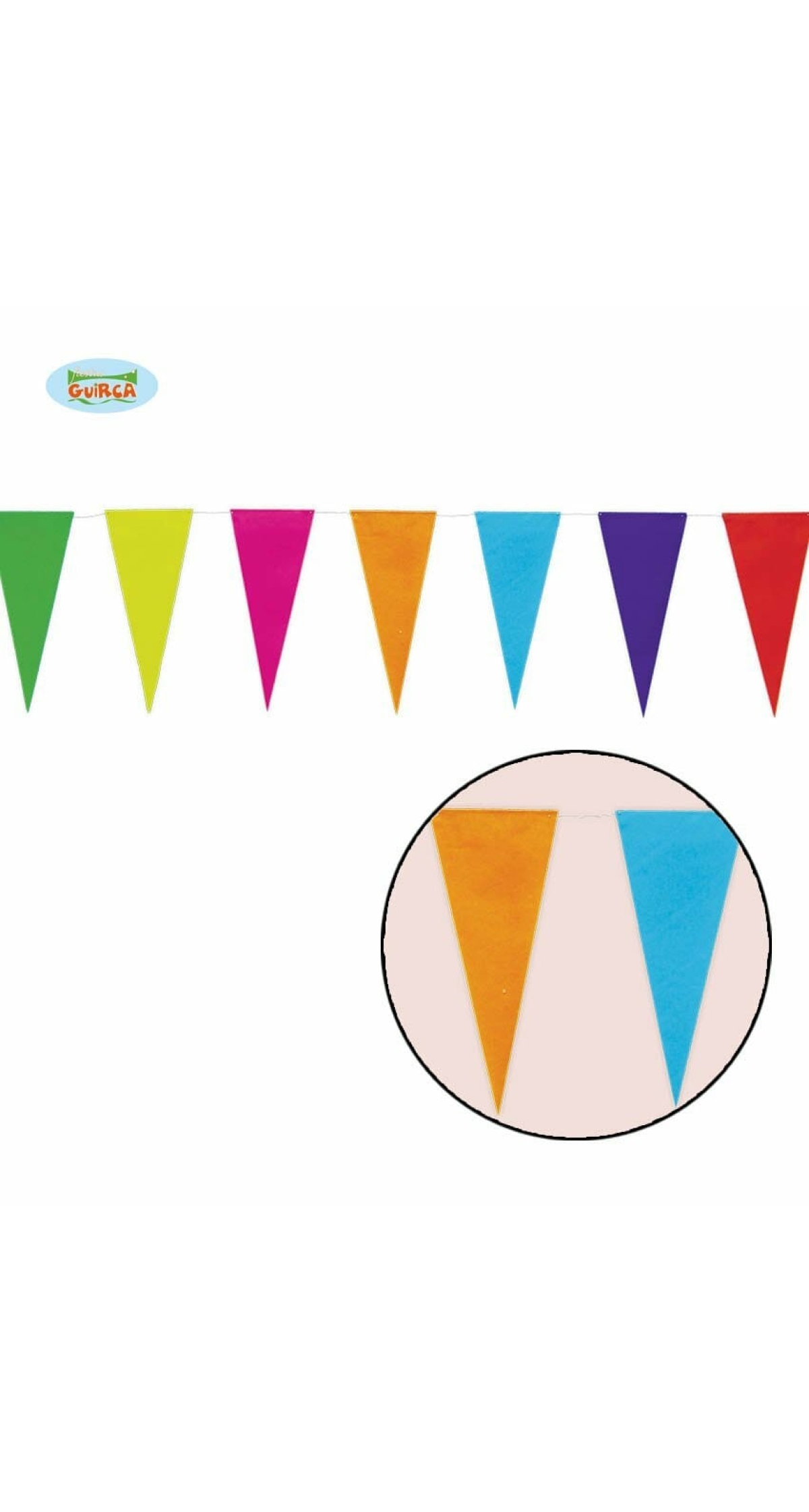 Paper Bunting Flag Banner10x23cm - 10mt