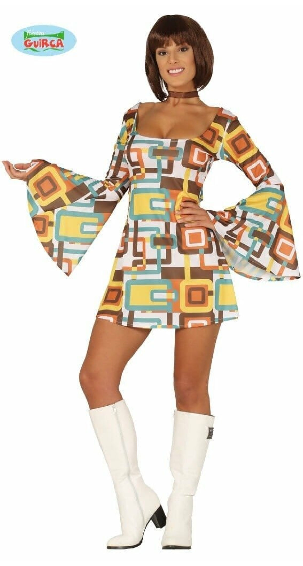 Stylish Boogie Disco Lady - Adult Size Large (42-44)