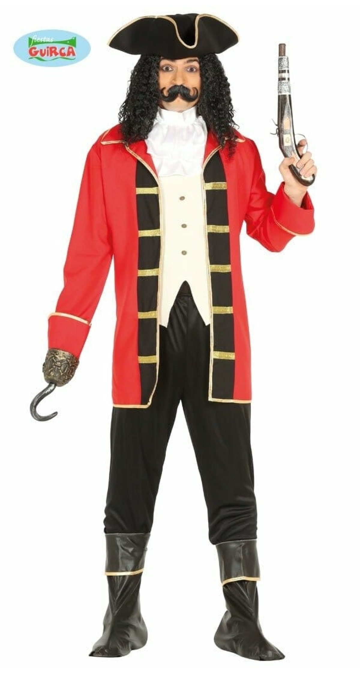 Mr Captain Hook - Adult Size Medium