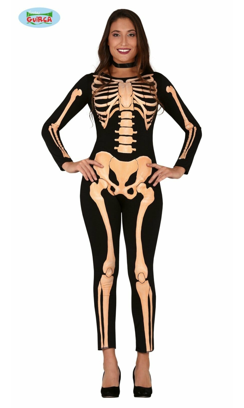 Skeleton Lady (Spandex) - Adult Size Large