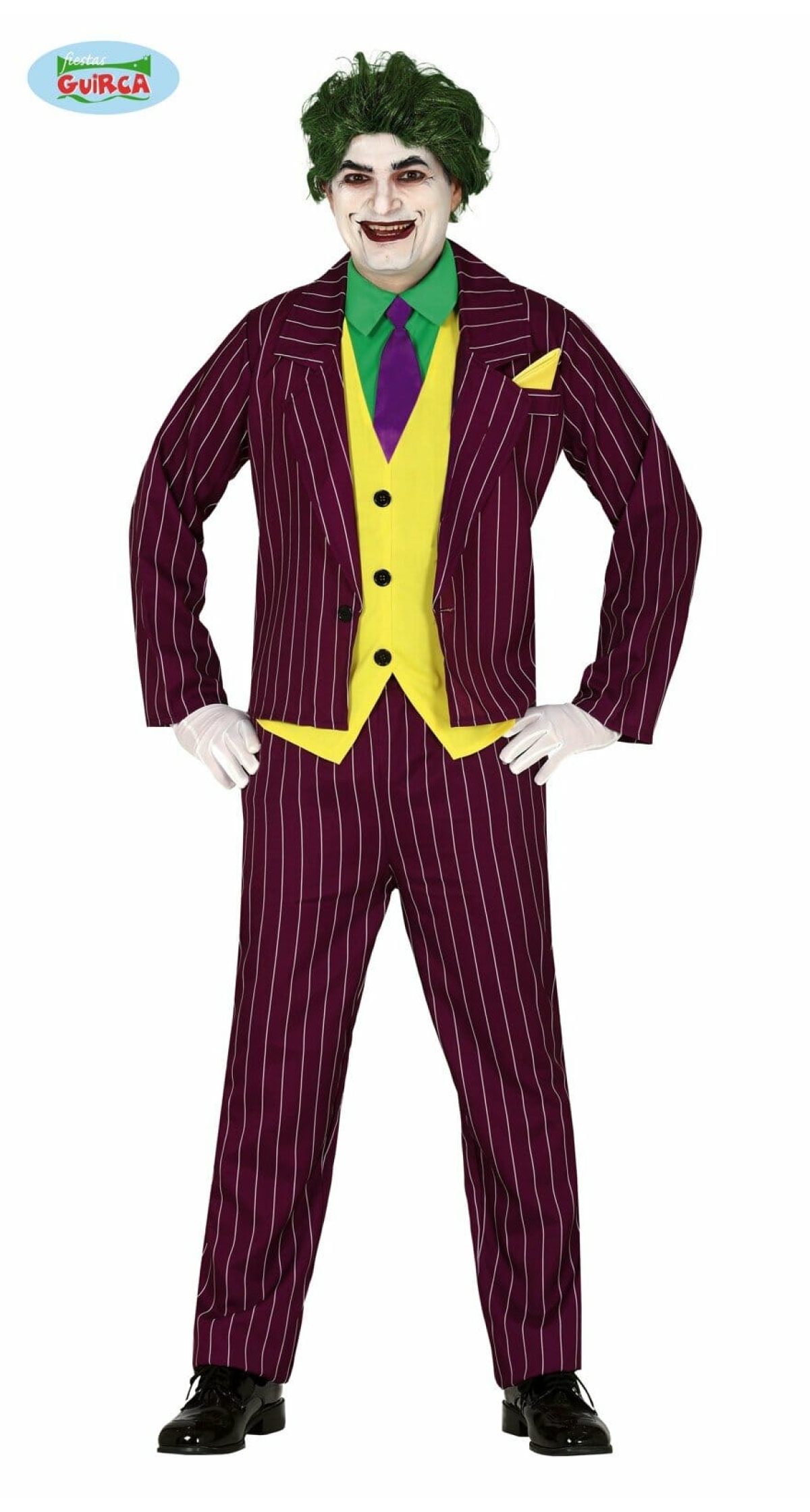 Crazy Joker Costume - Adult Size Medium