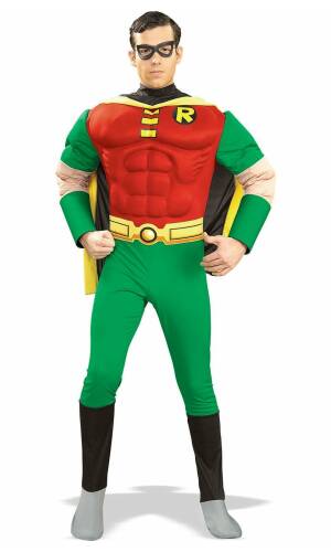 Deluxe Muscle Chest DC Robin - Adult Size Large